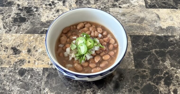Mexican Pot of Beans Recipe (Frijoles de Olla)