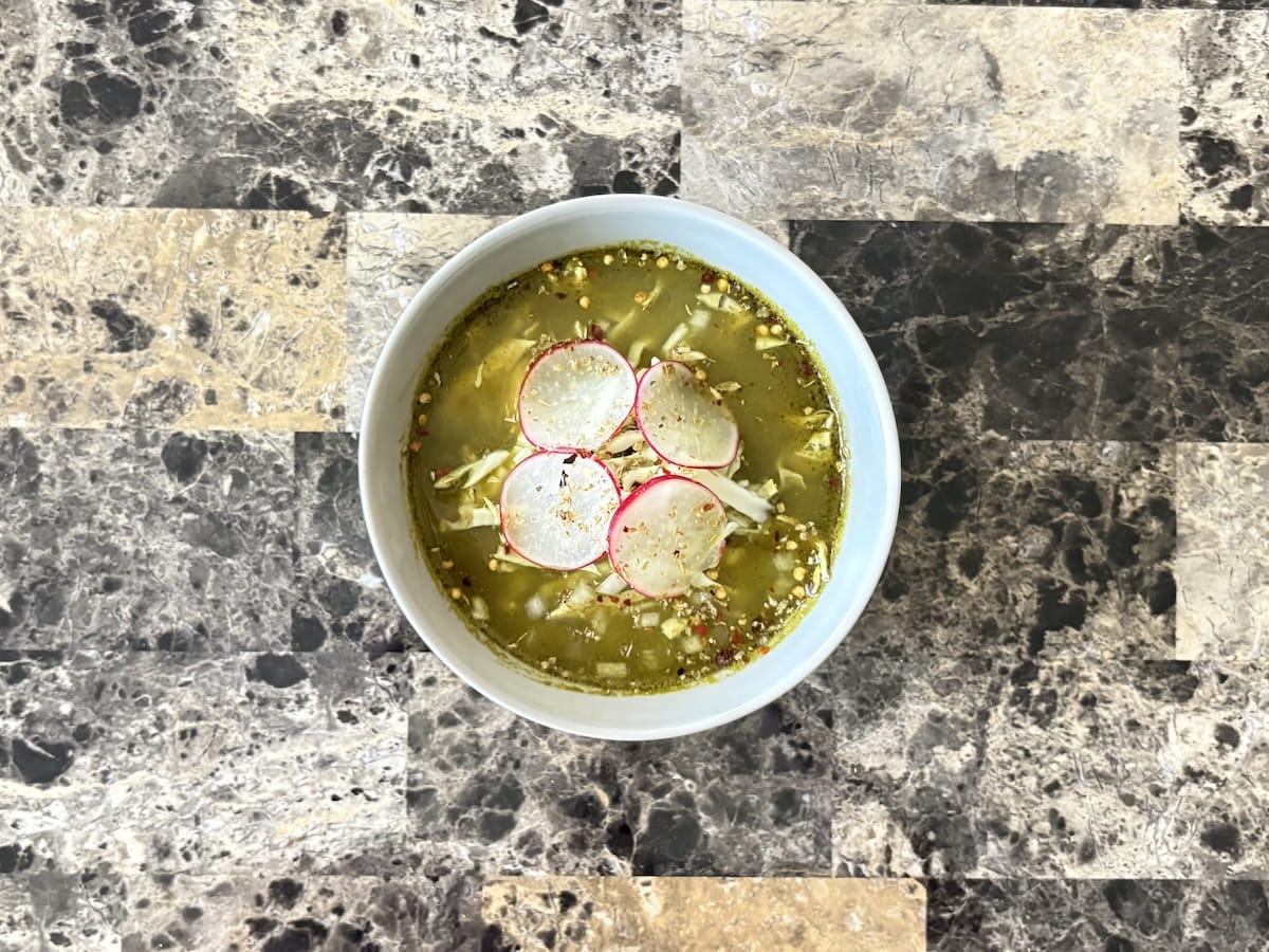 Pozole Verde Recipe (Authentic Mexican Chicken & Hominy Soup)